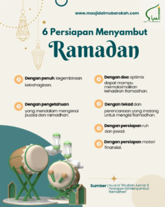 6 Persiapan Menyambut Ramadhan