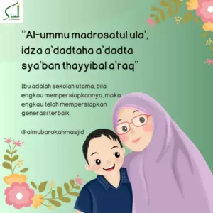 Ibu adalah sekolah pertama